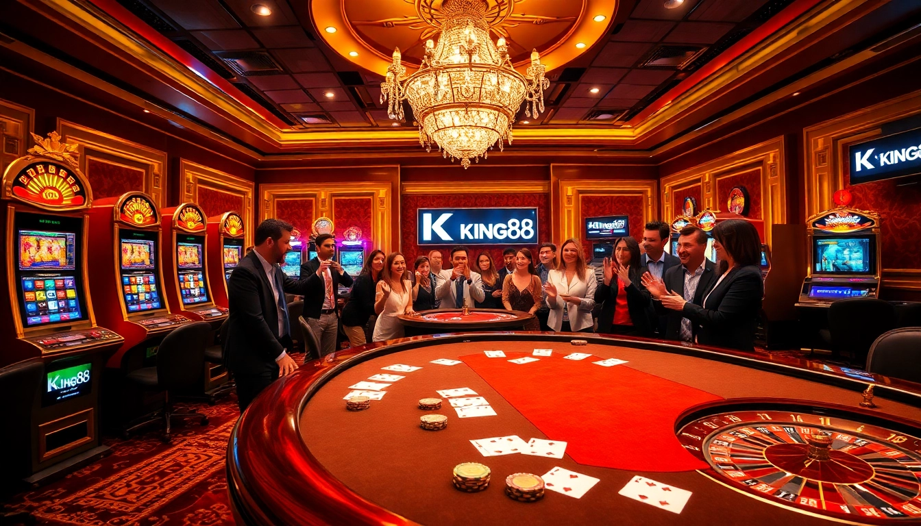Experience thrilling excitement at king88 with dynamic tables and vibrant slot machines.